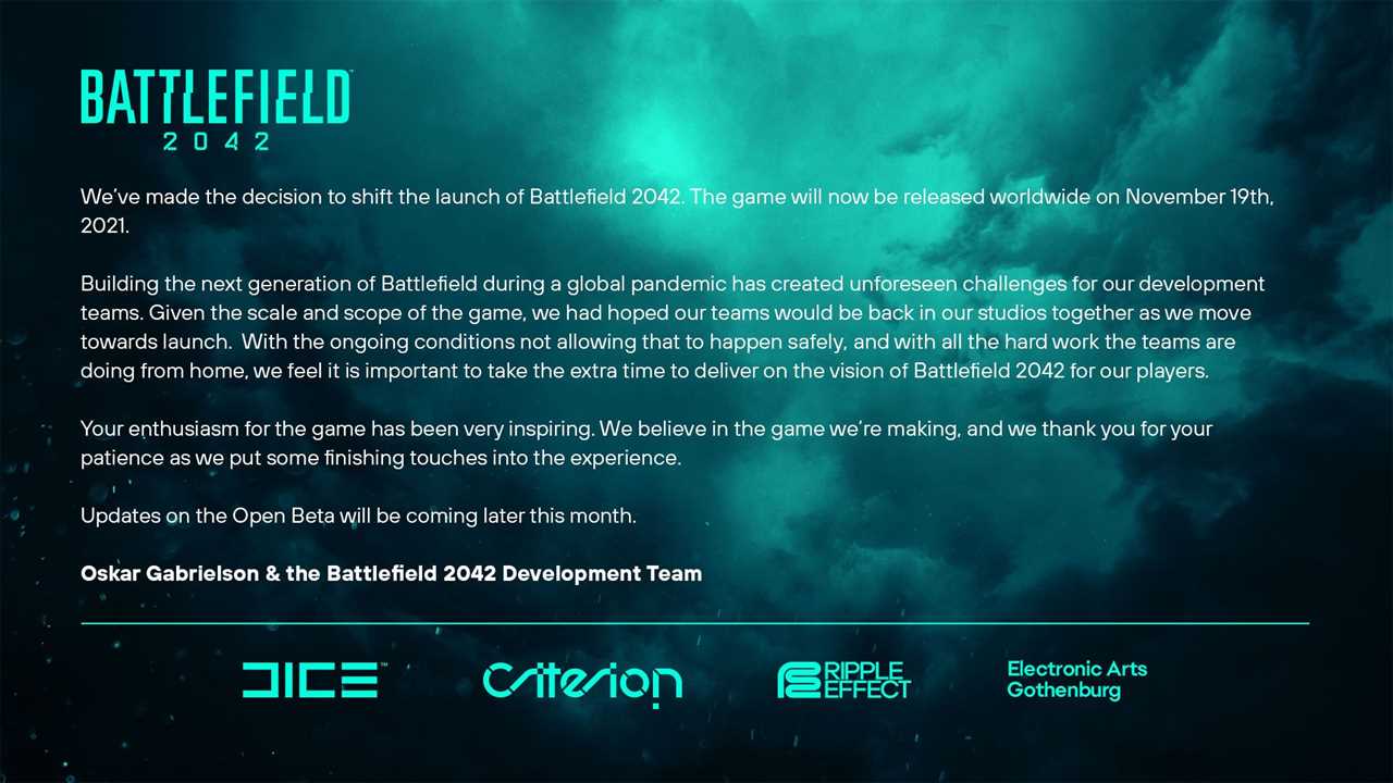 Battlefield 2042 beta dates LEAK as news of month-long delay breaks