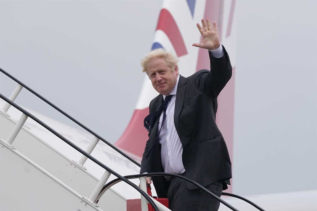 Boris Johnson jets to New York on mission to reopen the US border to Brits