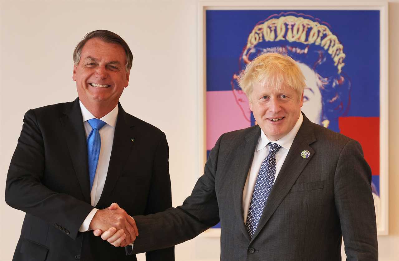 Boris Johnson brands Covid a ‘bummer’ during meeting with anti-vax Brazilian President Jair Bolsonaro