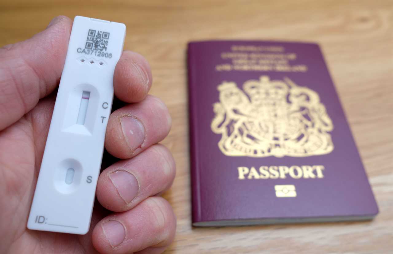 Brits may have to film themselves taking lateral flow tests after holidays when travel rules change next month