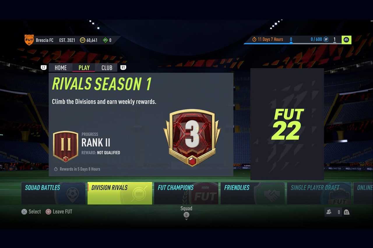 FIFA 22: What time do FUT Champion and Division Rivals Rewards come out?