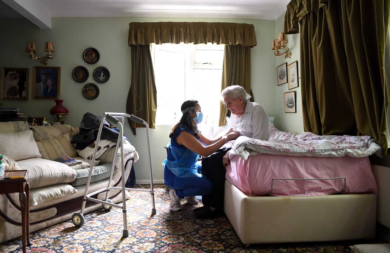 Xmas care home crisis looming as 42,000 workers face axe for not being vaxxed as Javid tells them ‘get jabbed or QUIT’