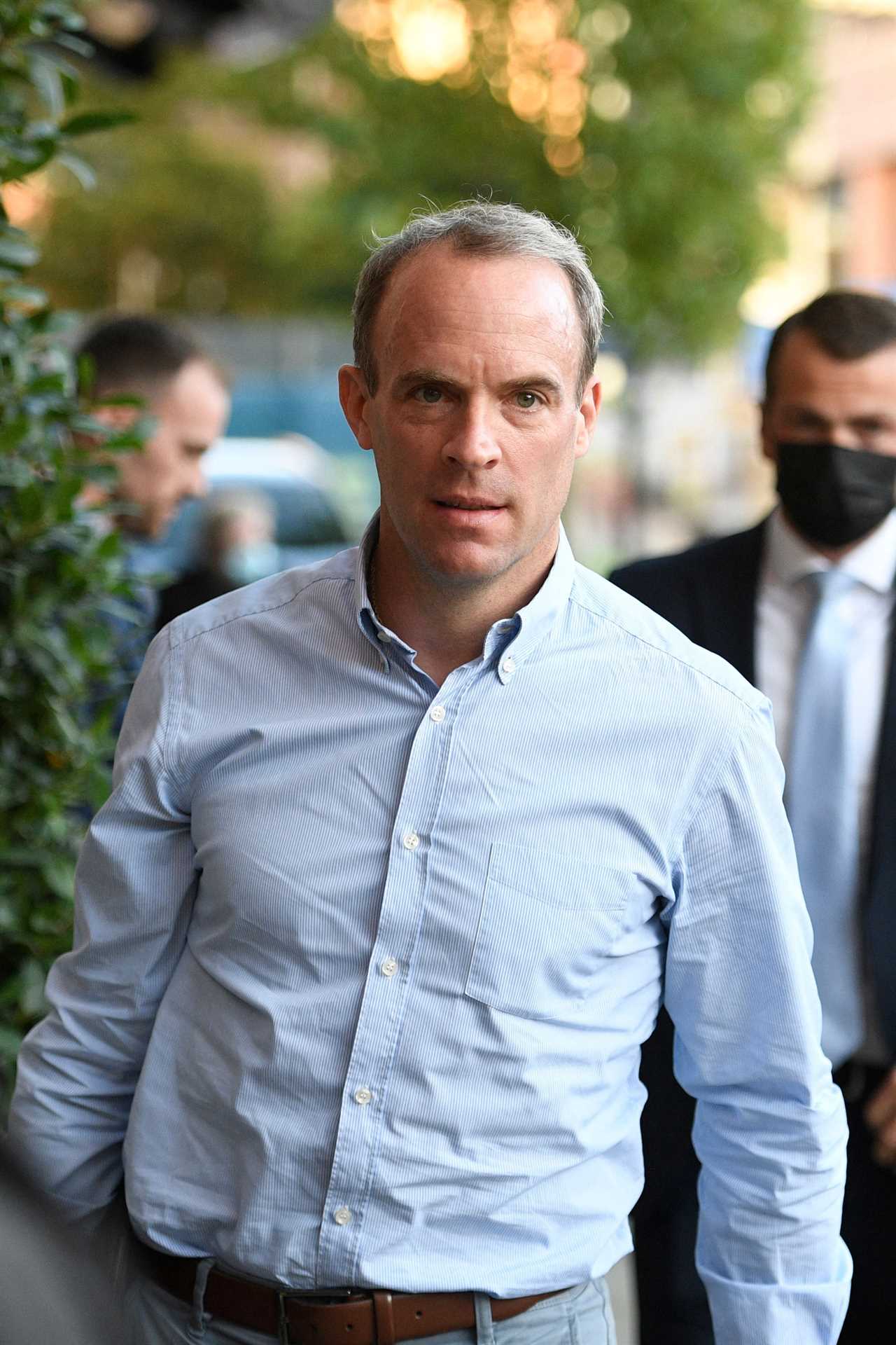 Dominic Raab will put lags in high-vis waders to work pulling shopping trolleys out of canals