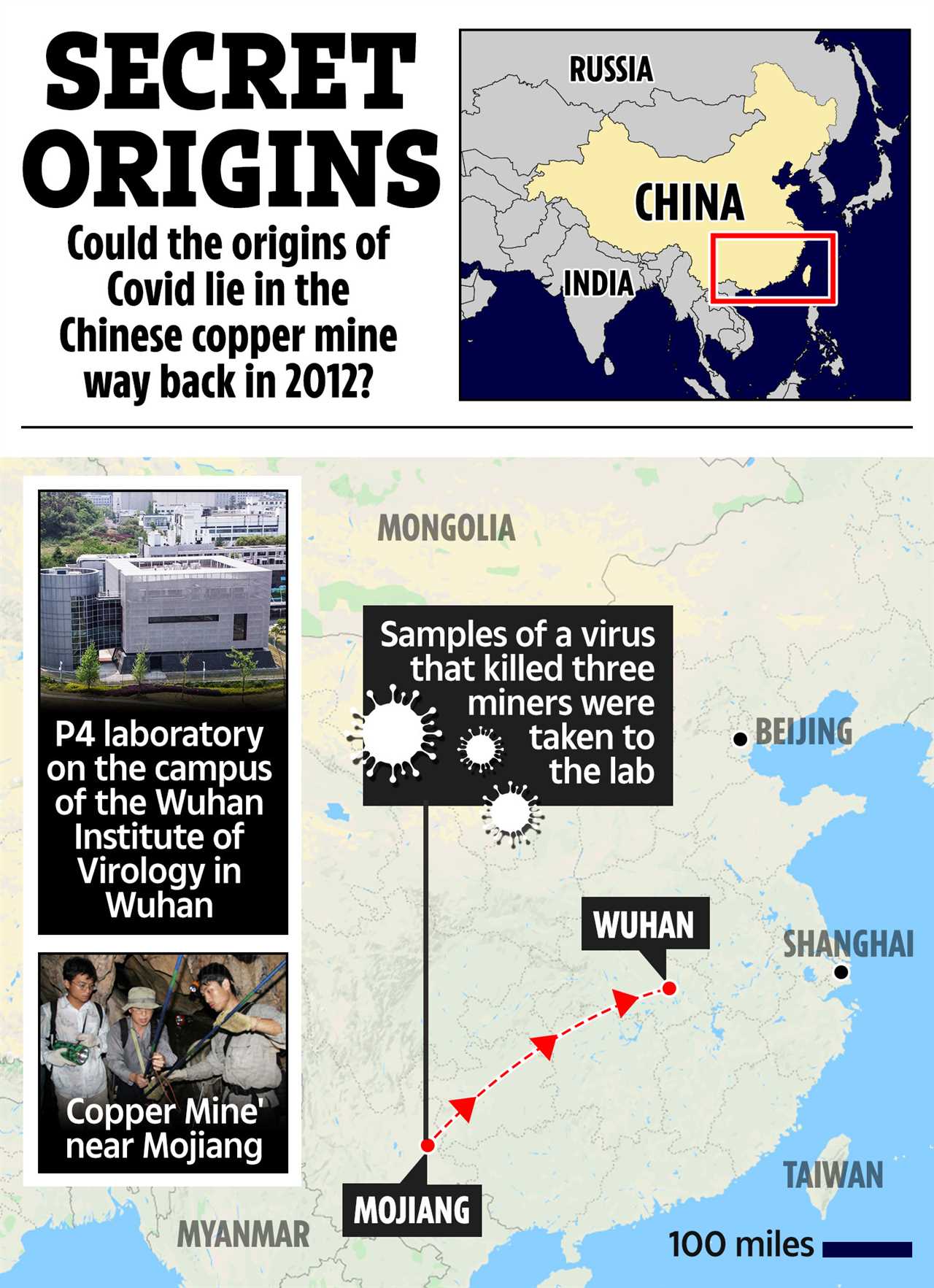 Covid ‘evolved inside lungs of Chinese miner nine years ago before escaping Wuhan lab’, top US doc claims