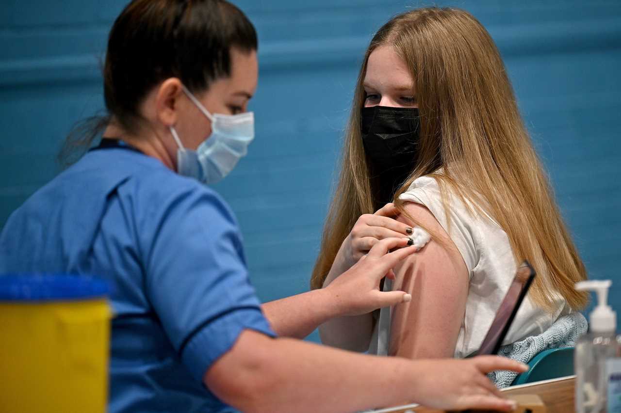 England’s secondary school vaccine rollout is falling behind Scotland – with 90% of England’s 12-15 year olds unvaxxed