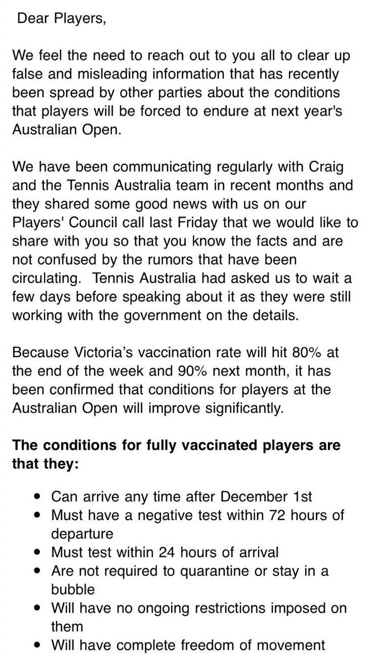 Novak Djokovic WILL be able to play Australian Open as leaked docs reveal unvaccinated players will be giving exemption