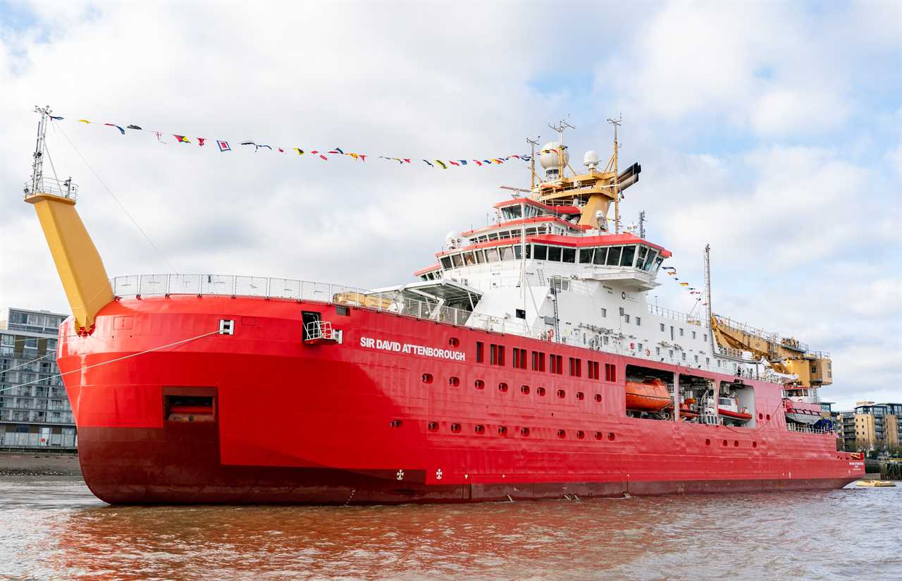 Sir David Attenborough warns world risks being ‘overcome by catastrophe’ as he wishes bon voyage to ship named after him