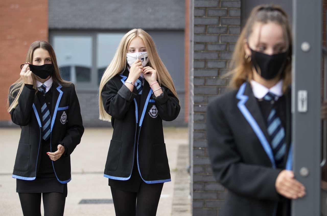 Thousands of kids told to wear masks as they return to school today after half-term as authorities watch winter cases