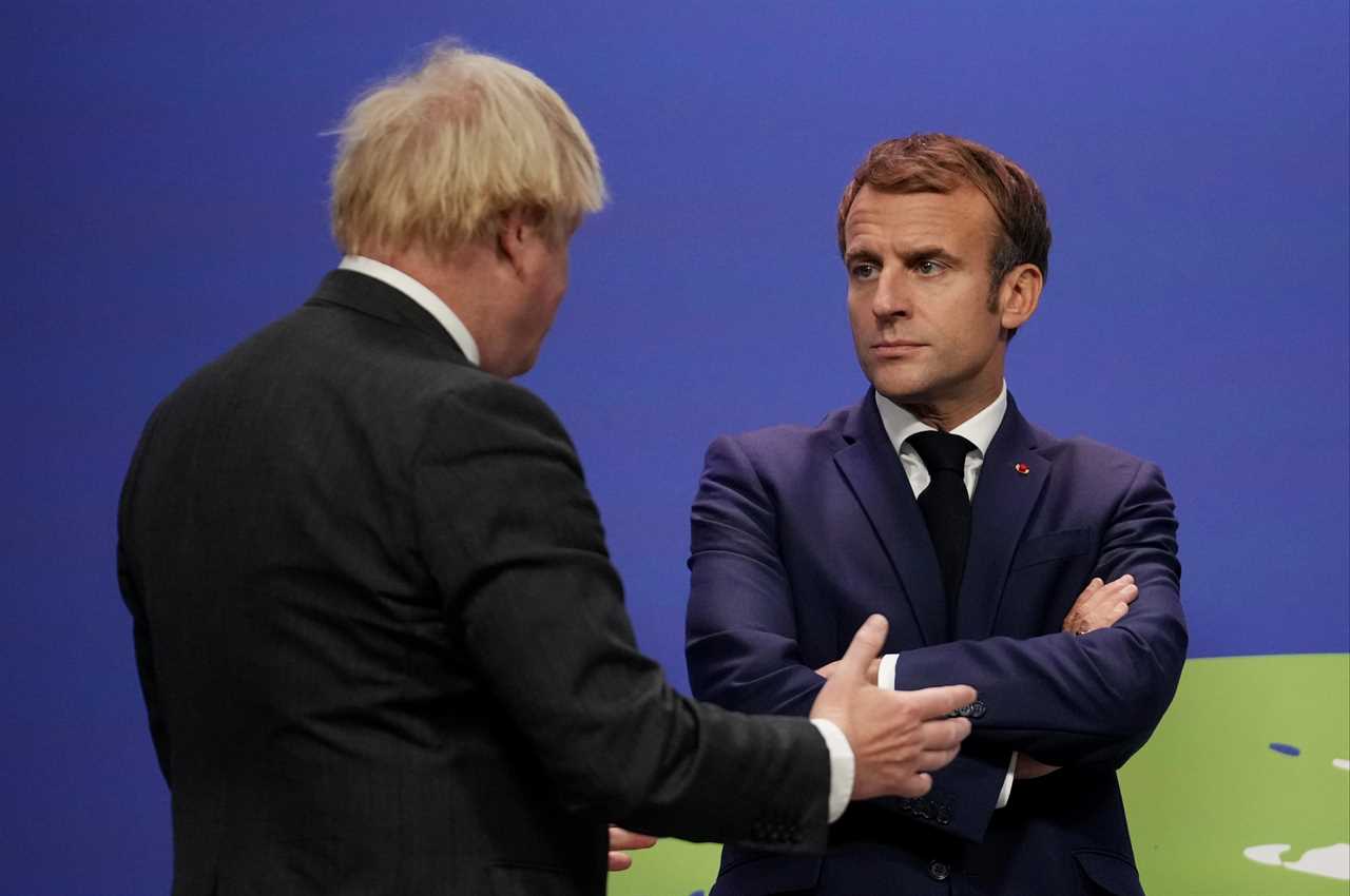 Emmanuel Macron leaves COP26 a day earlier than other leaders after backing down in battle with Boris Johnson over fish