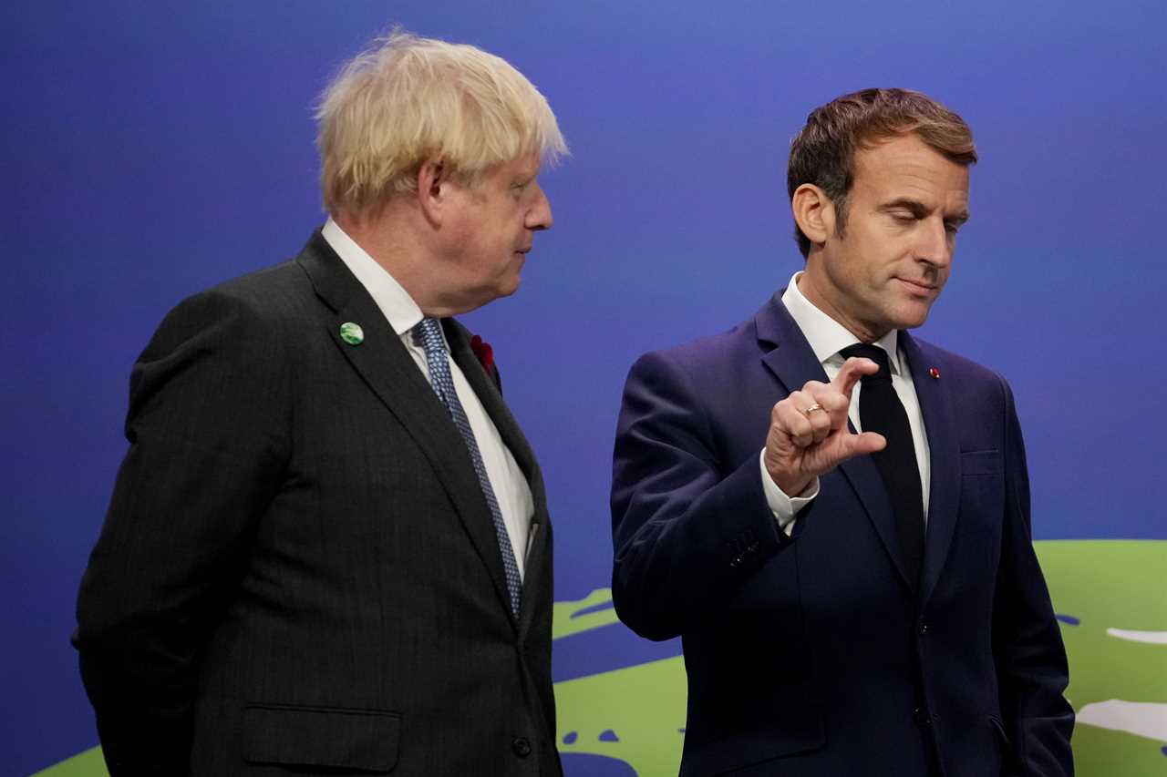 Emmanuel Macron leaves COP26 a day earlier than other leaders after backing down in battle with Boris Johnson over fish