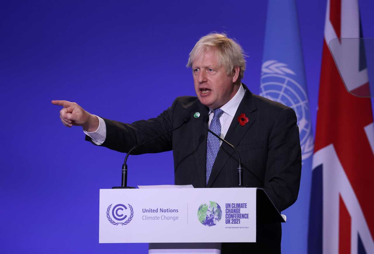 Boris Johnson warns world leaders climate crisis is like a James Bond movie and time is running out to save planet