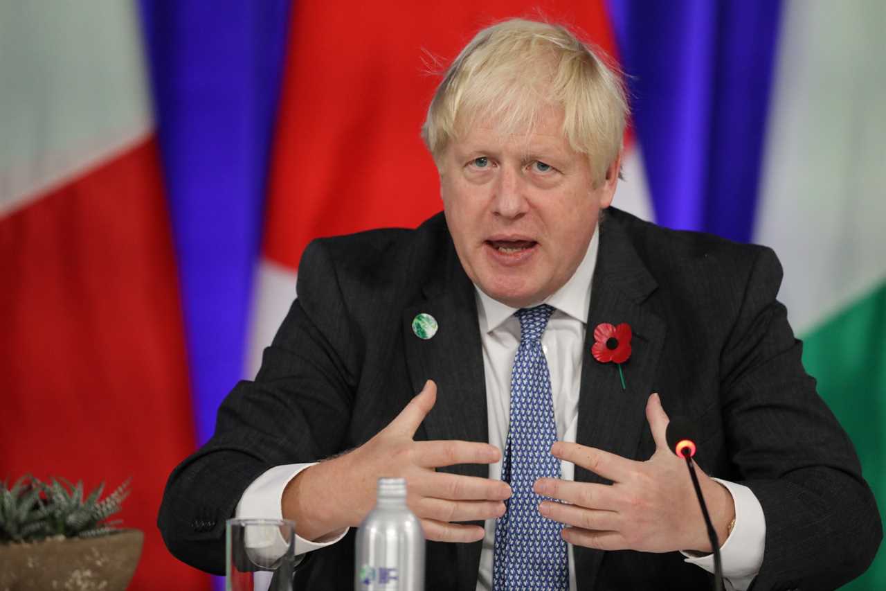 Boris Johnson will address a press conference on climate change this evening