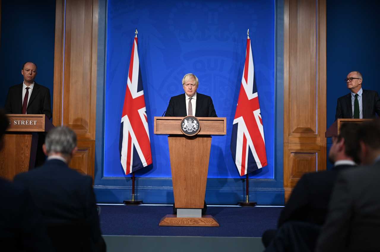 Everything Boris Johnson said on Britain’s battle against Covid at his Downing Street press conference today