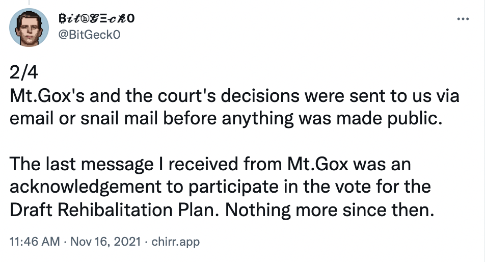 Mt. Gox rehabilitation plan is now 'final and binding'