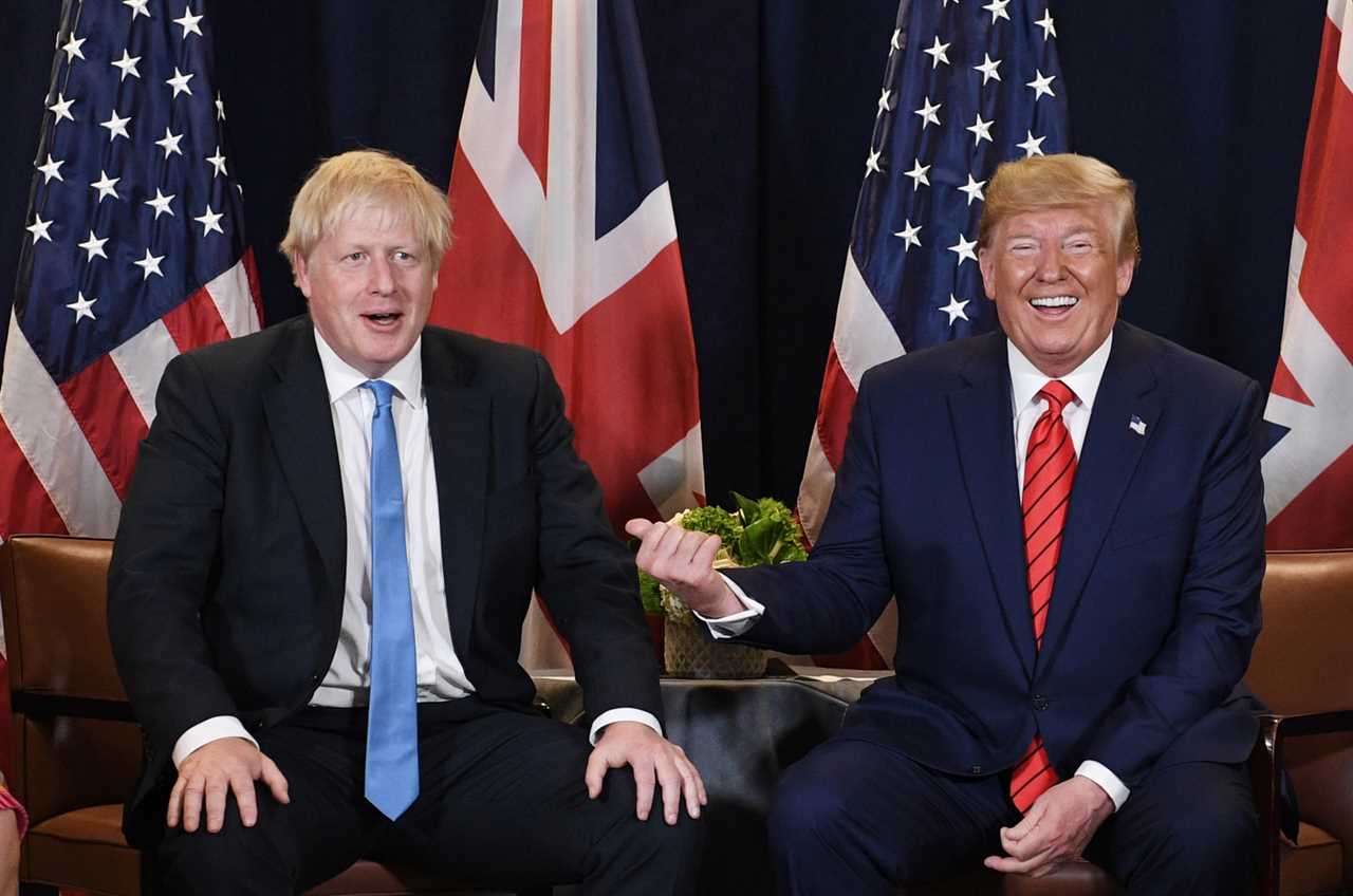 Donald Trump claims Boris Johnson will be remembered as ‘the best PM since Churchill’