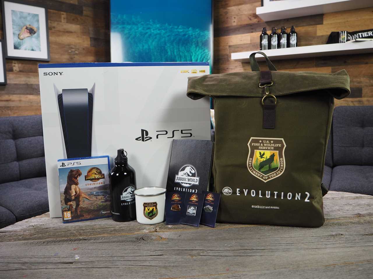 Win a Sony PS5, Jurassic World Evolution 2 and a ton of themed merch – in time for Christmas!