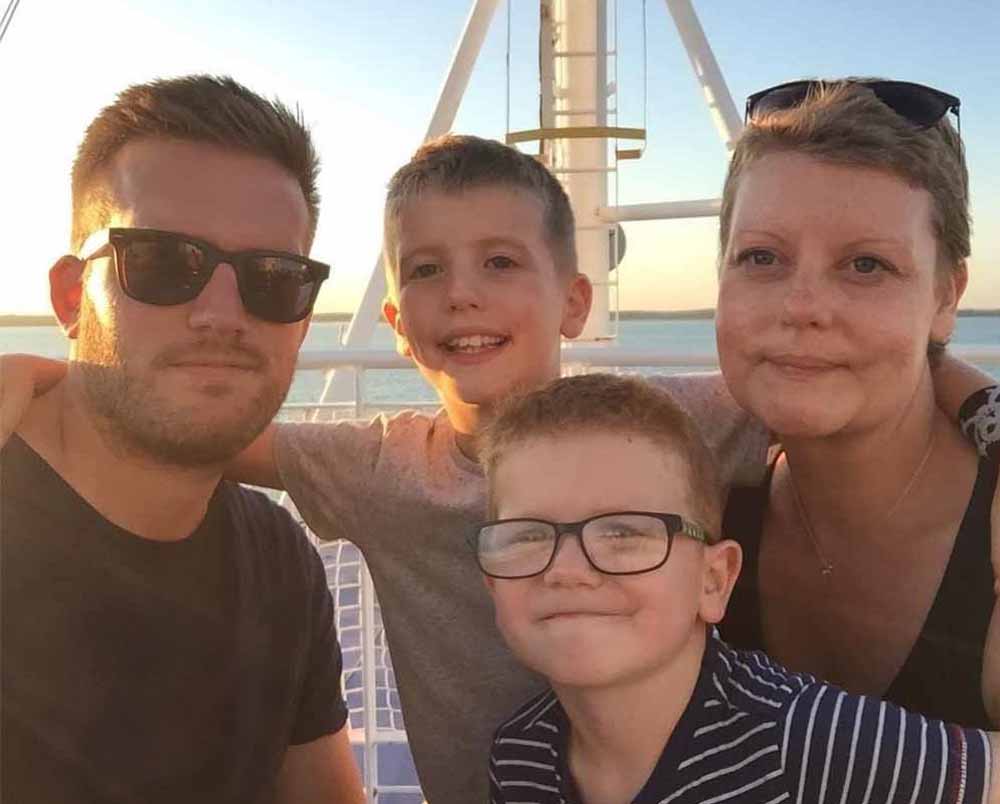 I had to tell my son, 8, he had cancer just 4 months after his mum died of it