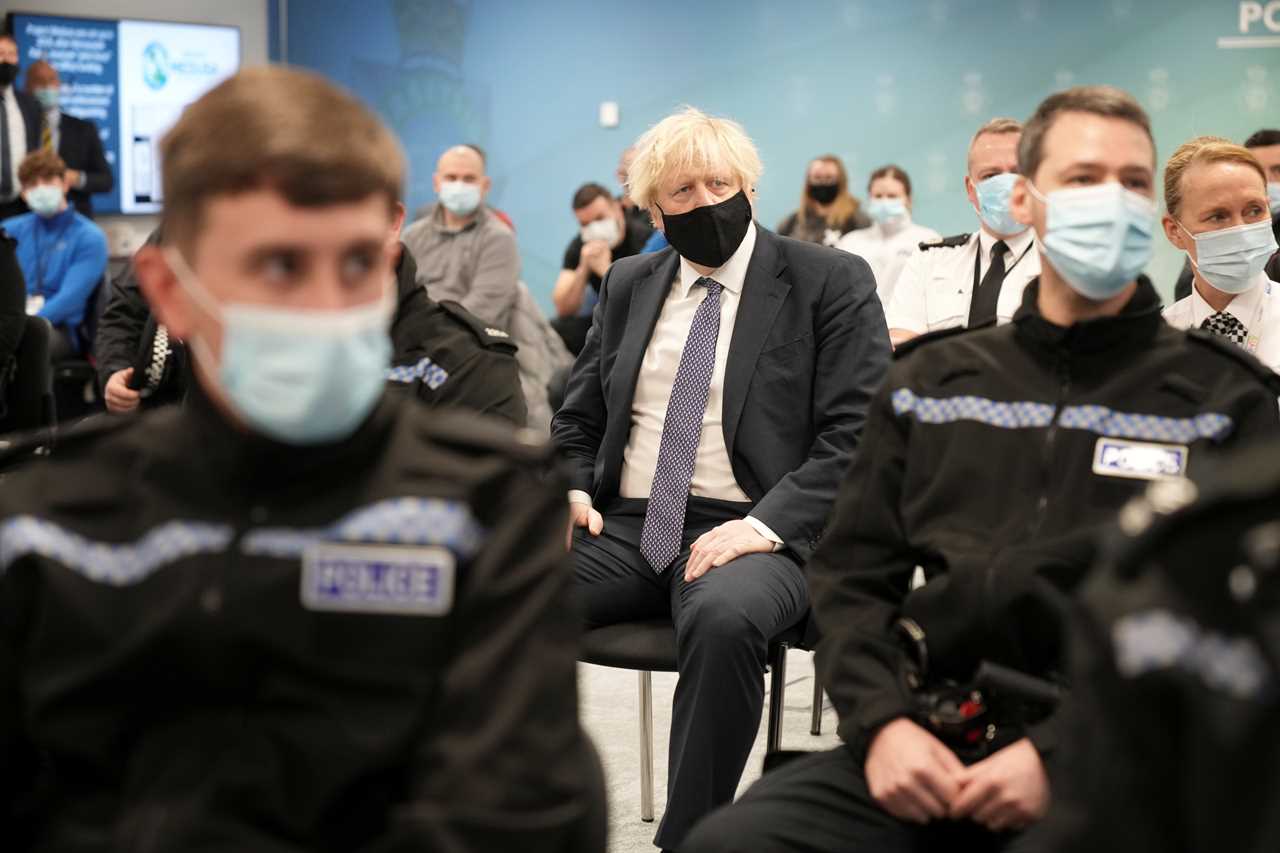 Boris Johnson blasts ‘disgusting’ drugs gangs as he wears stab vest on dawn police raid