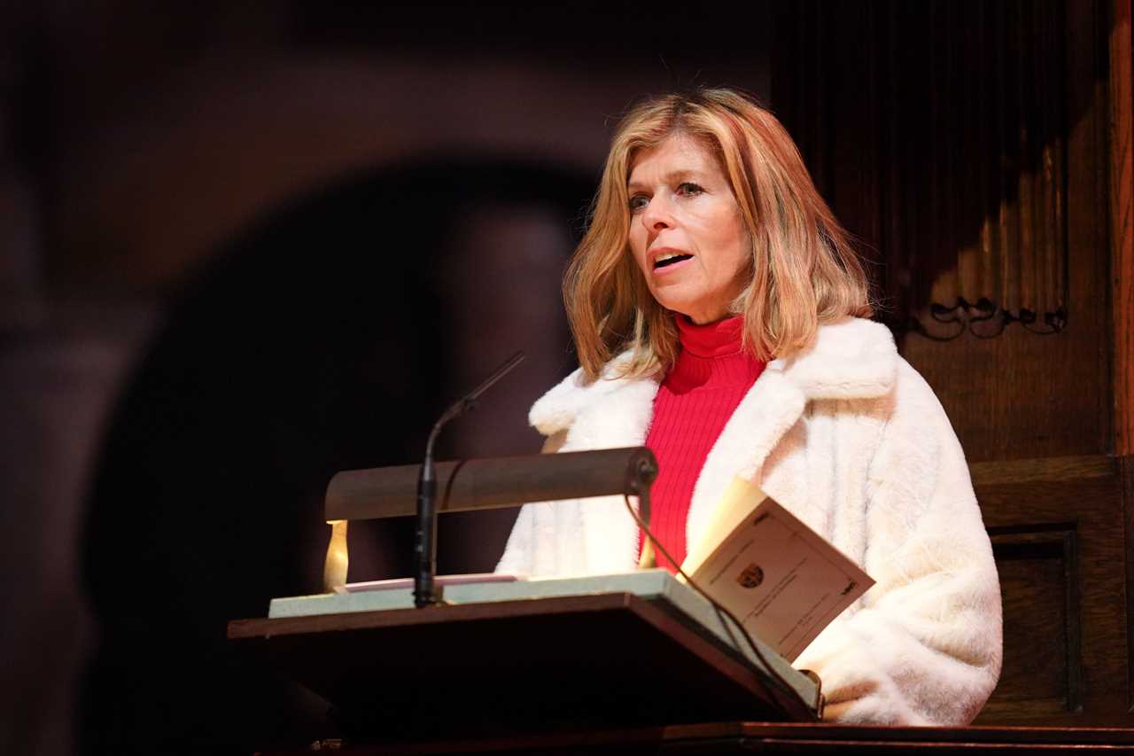 Kate Garraway praised by fans as she bravely performs reading in front of the Royals despite heartbreaking Derek update