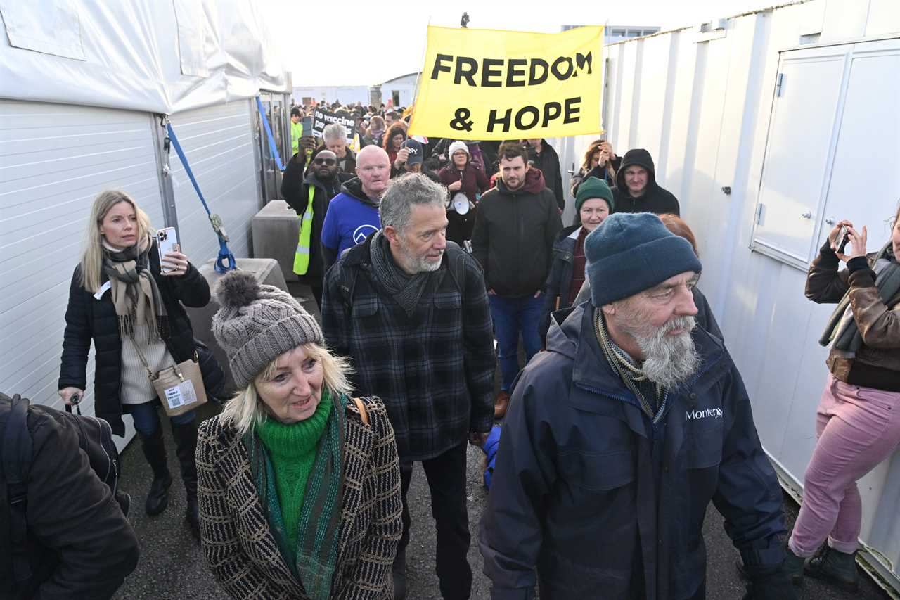 Anti-vaxx thugs labelled d**k heads by fuming MP after activists storm Covid test site, leading to ridicule online