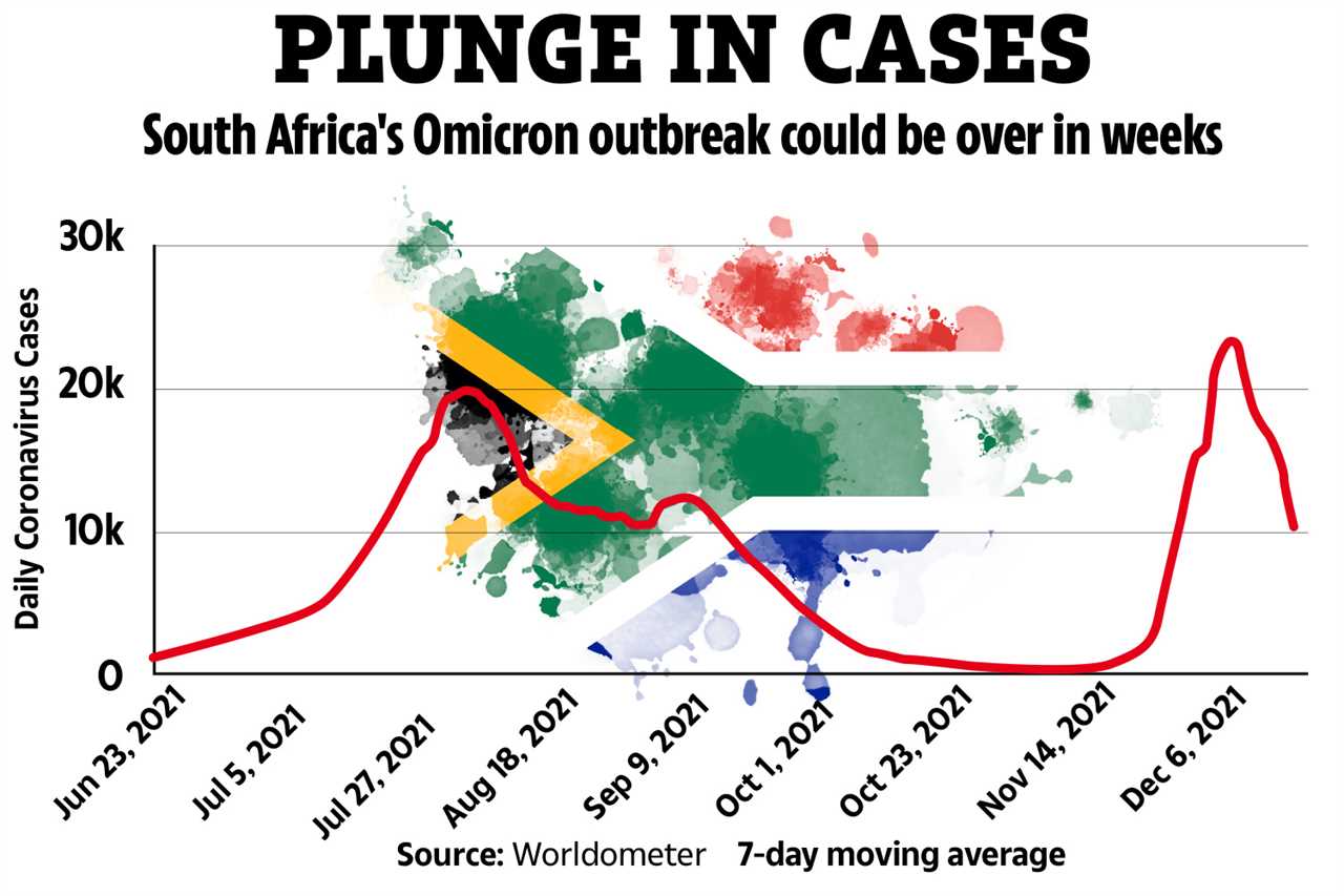 South Africa’s Omicron peak is ‘OVER’ as country lifts Covid curfew just weeks after first detection