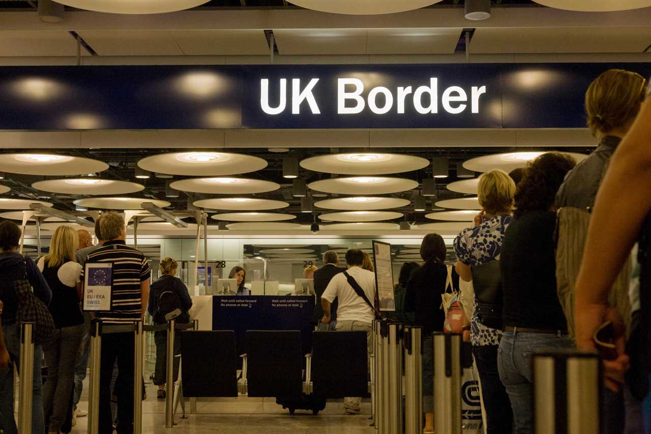 Over 2,000 people a year use bogus passports attempting to enter the UK