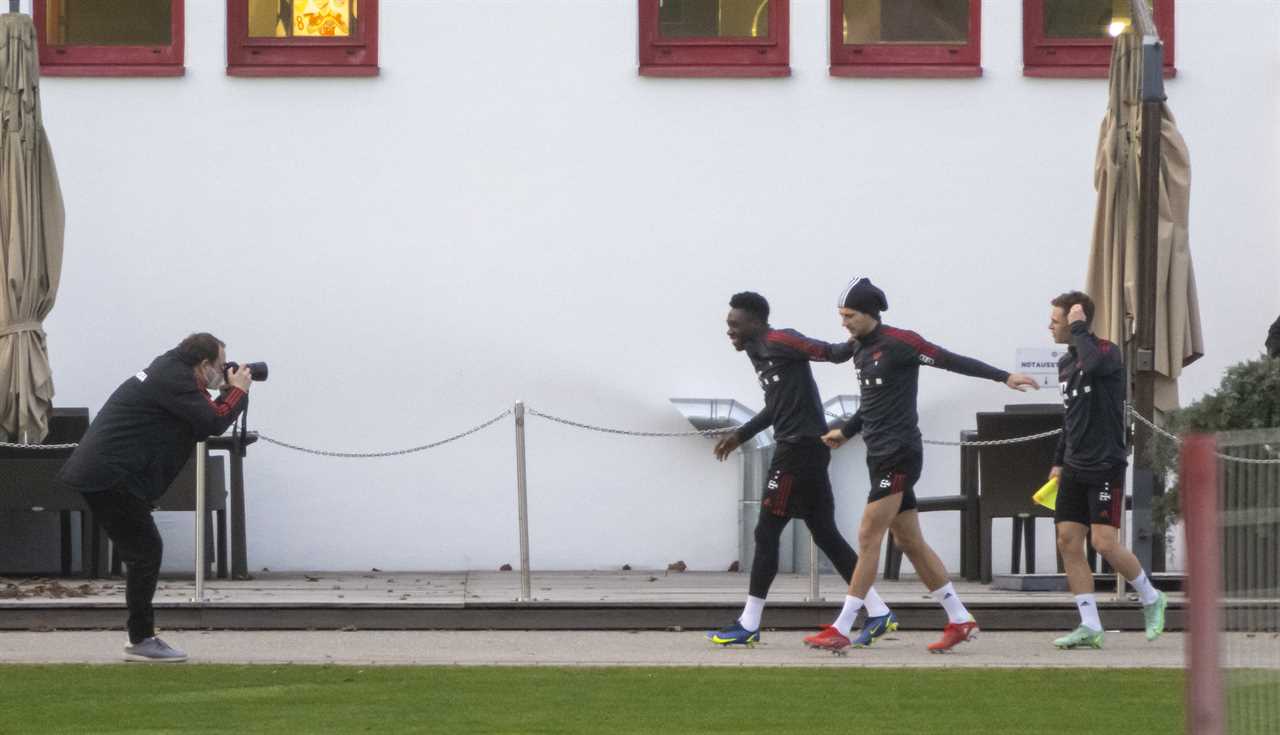 Bayern star Joshua Kimmich finally returns to training after two MONTH Covid absence and changing mind on vaccination