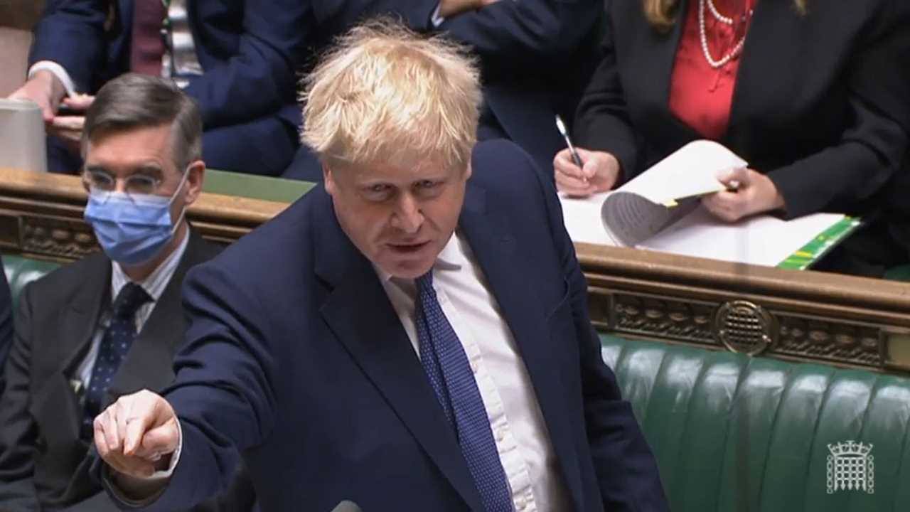 Boris Johnson confirms ‘Plan B’ work from home & face masks will remain for at least 3 more weeks