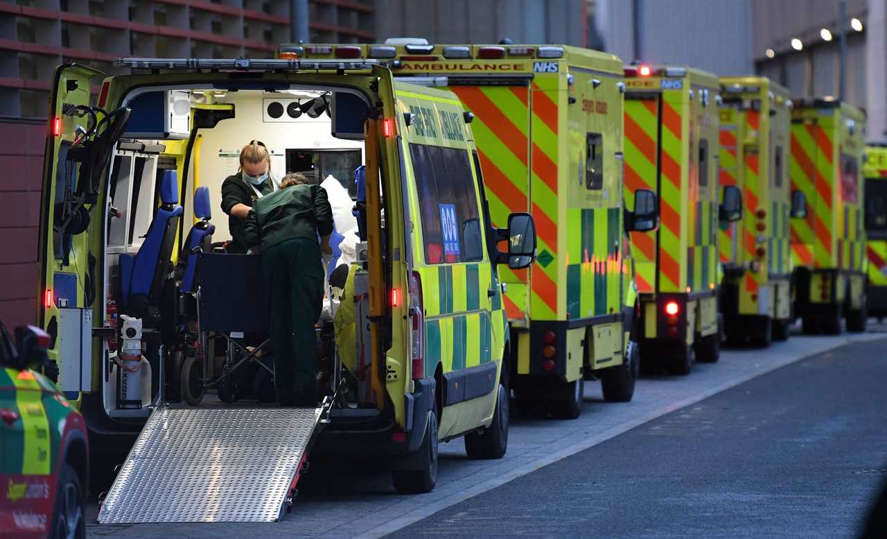 Patients ‘watch Netflix in ambulances as they wait SEVEN HOURS for treatment’ amid Covid chaos