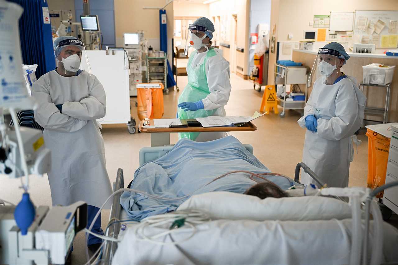 Hospital patients in critical condition comparable with BEFORE pandemic as ‘cases peaked at New Year’