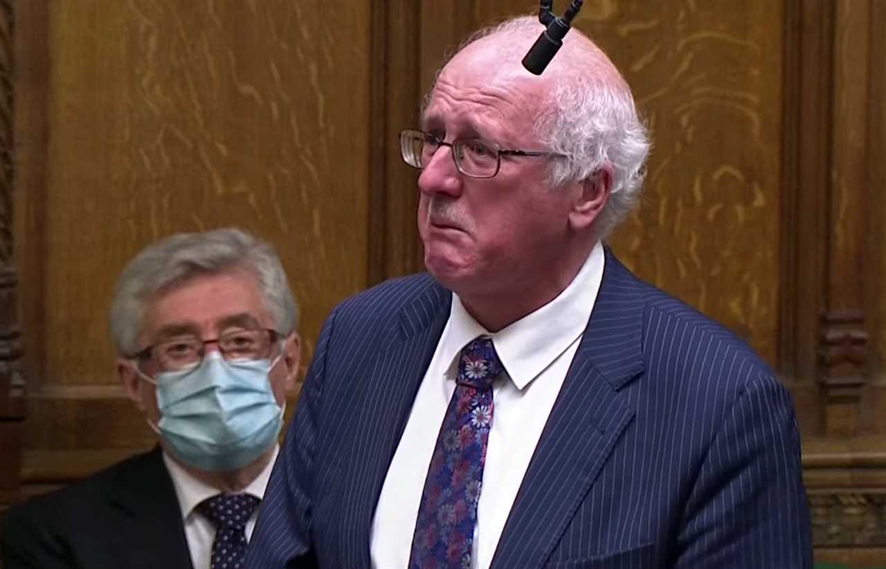 MP breaks down in tears as he reveals mum-in-law died alone of Covid as No10 aides partied