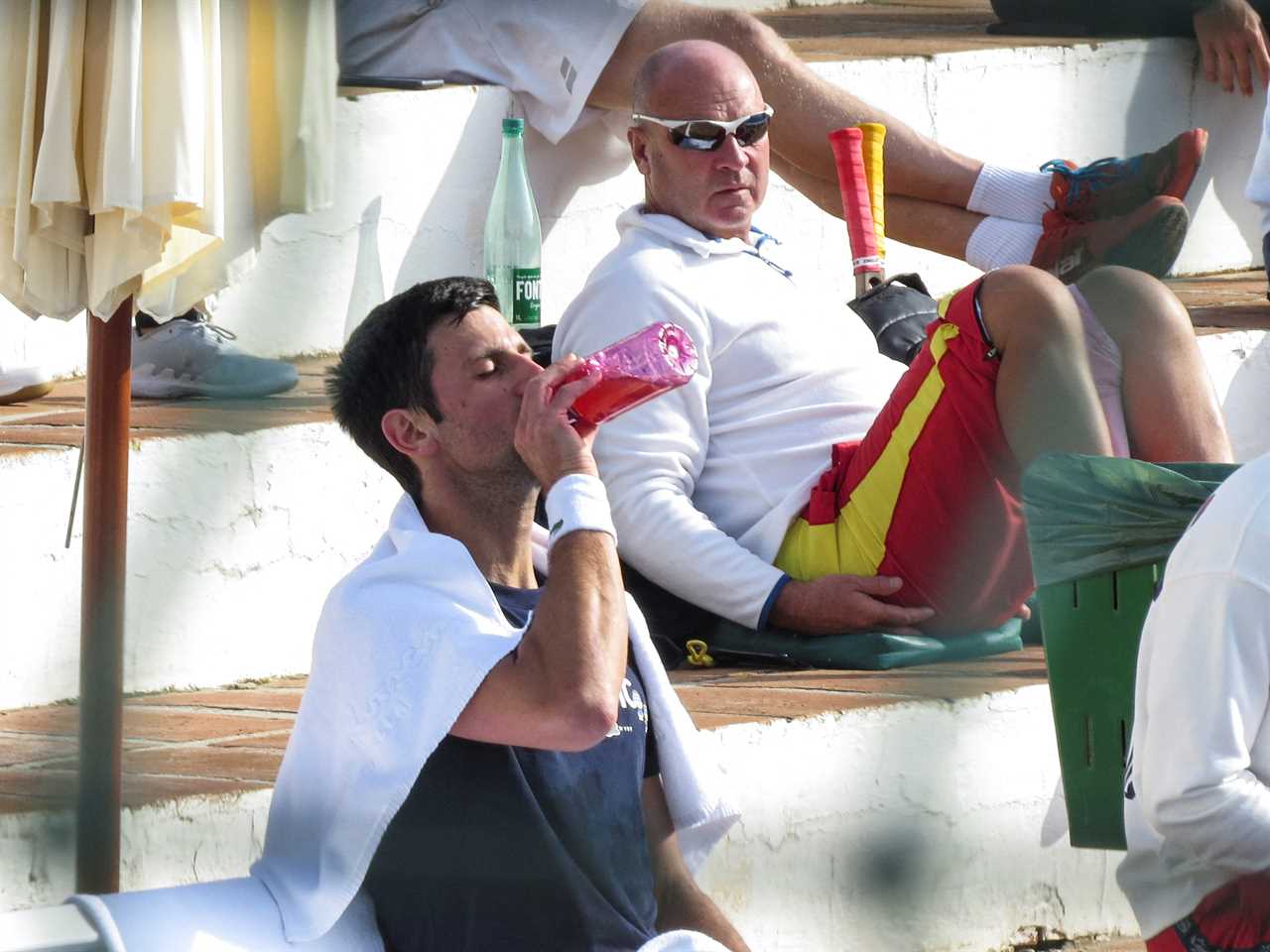Mystery over how Novak Djokovic got into Spain before Oz trip as video shows him training in Marbella