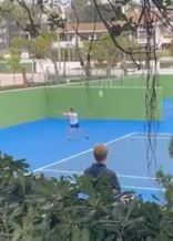 Mystery over how Novak Djokovic got into Spain before Oz trip as video shows him training in Marbella