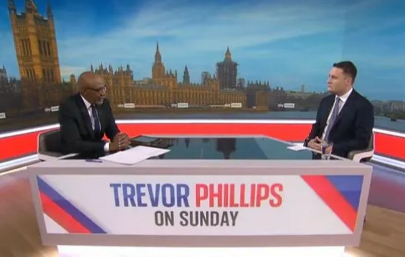 Sky host Trevor Phillips breaks down over death of daughter during lockdown as he grills MP over No10 party