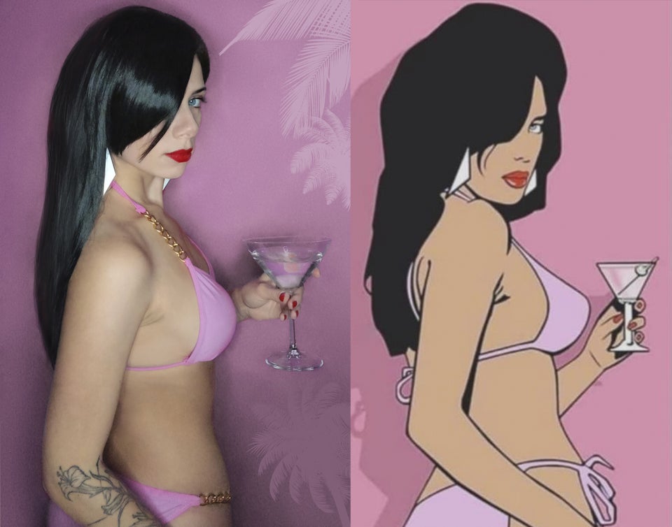 GTA bikini martini girl cosplayer warned to close her DMs after lusty gamers all have same reaction