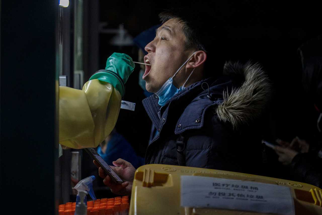 China brings back anal swab testing for Covid in world’s most brutal lockdown two weeks before Winter Olympics begin