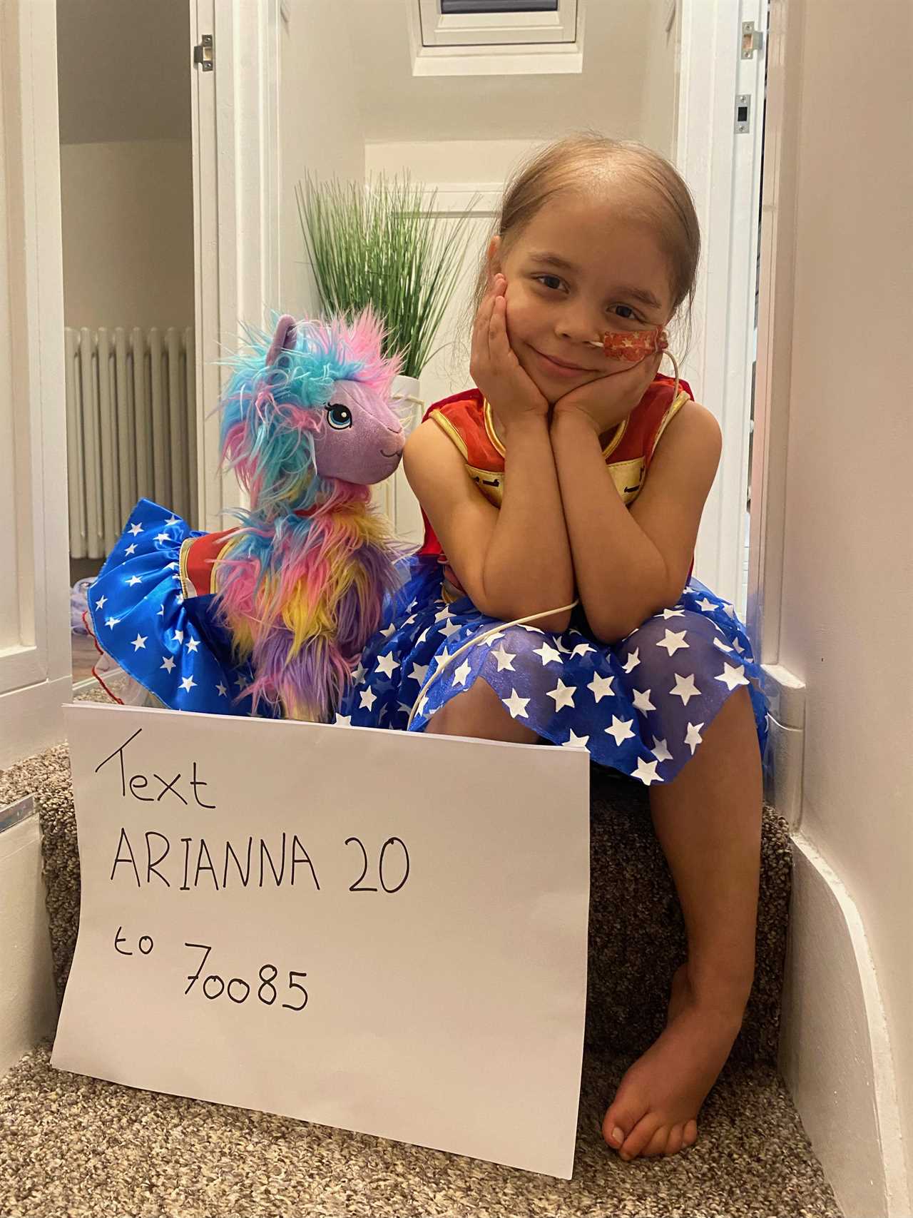 I thought Arianna’s back pain was down to her new bed – now my baby girl is fighting for her life