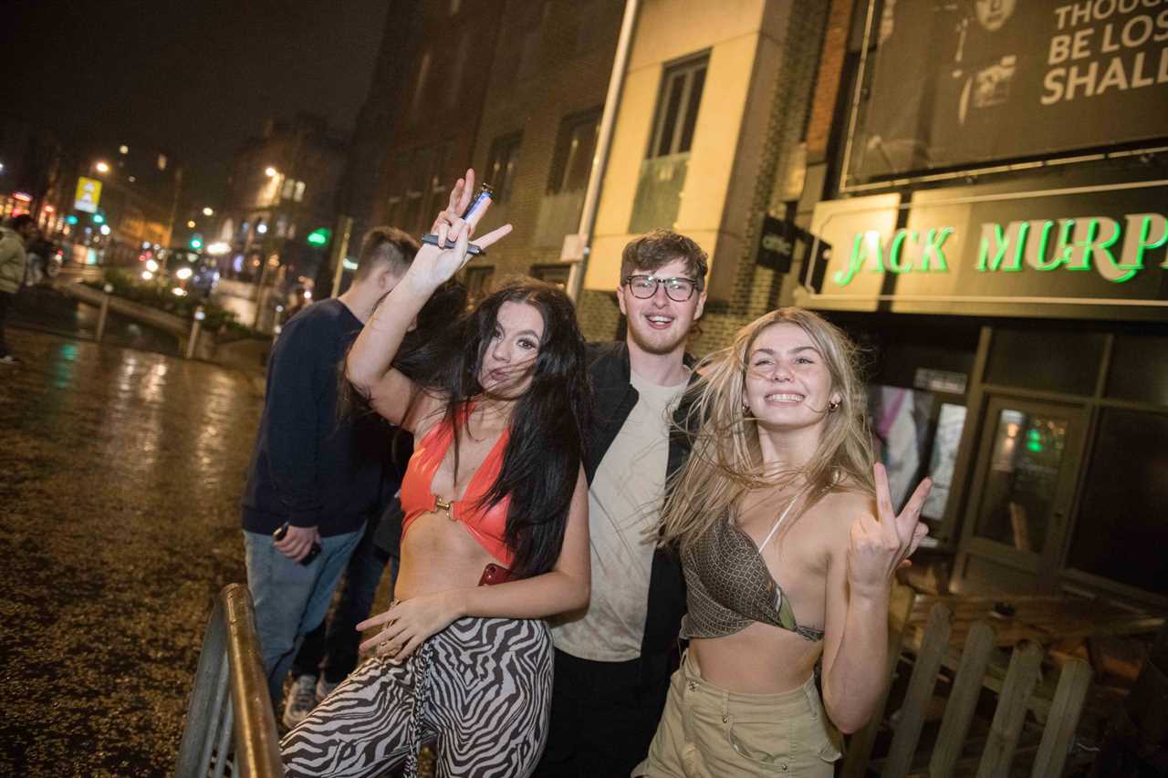 Revellers hit Welsh towns as nightclubs are finally reopened for first time since Christmas as Covid curbs are lifted