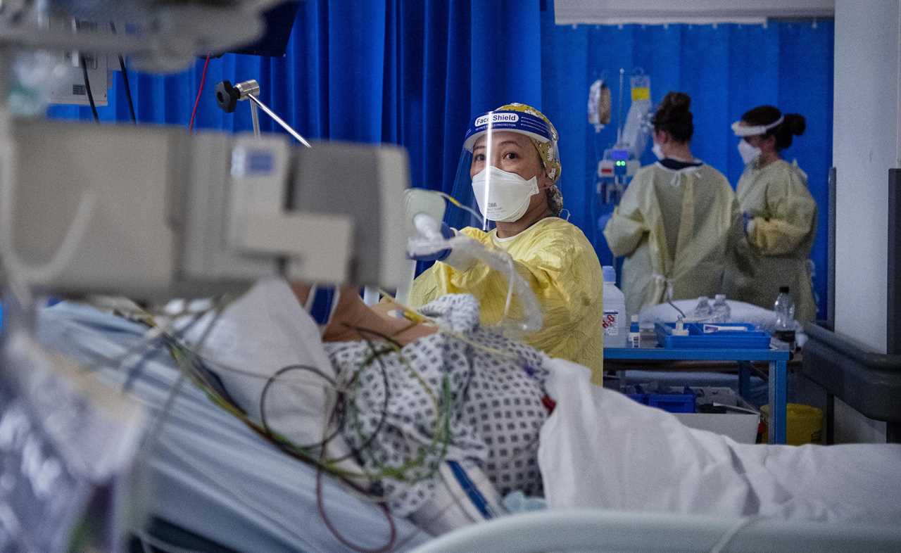 Number of Covid patients in ICU plummets as just 20 people are admitted a day from 400 at height of second wave