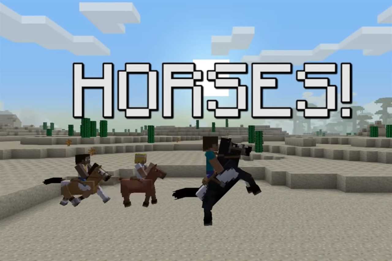 How to tame a horse in Minecraft
