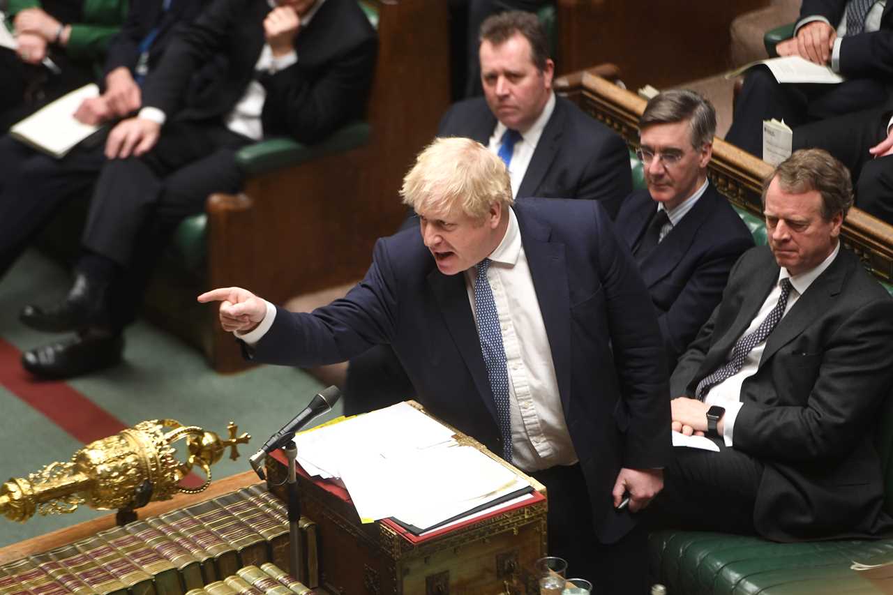 Boris Johnson faces fiery PMQs clash with Keir Starmer and Tory MPs TODAY