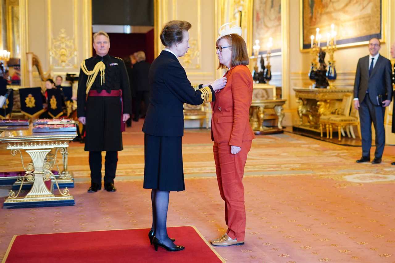 Scientist who developed Oxford-AstraZeneca Covid vaccine presented with damehood by Princess Anne