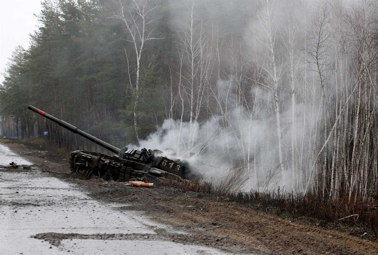 Ukrainian soldiers repel savage attack from Putin’s forces to defend vital road junction