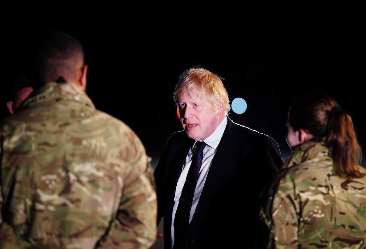 Boris Johnson pledges to ‘strangle’ evil regime of vile tyrant Putin