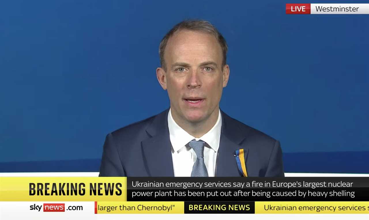 UK will NOT engage in ‘direct conflict’ with Putin – but Russia WILL be held to account over Ukraine, Raab says