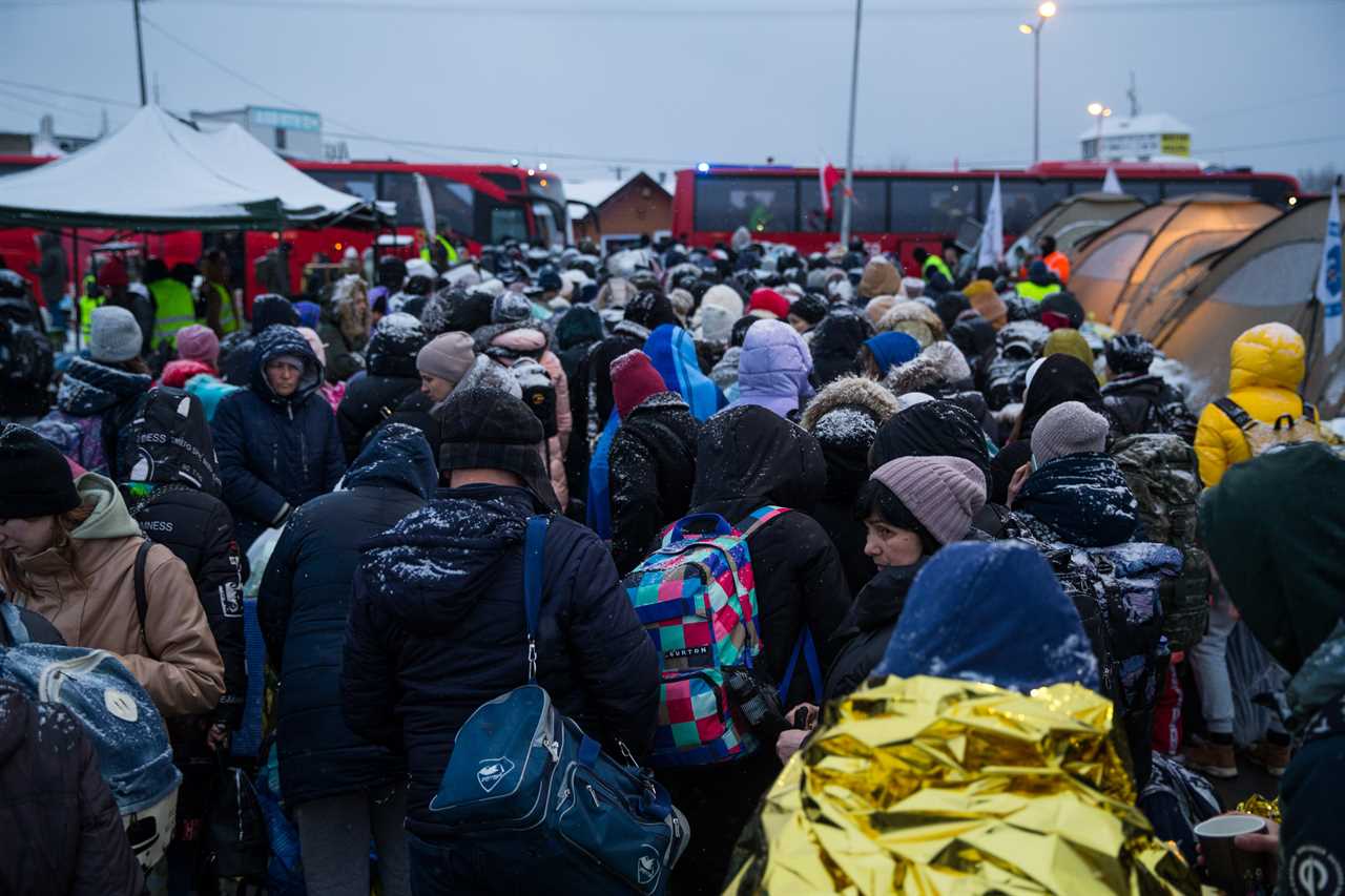 Hundreds of thousands of Ukrainian refugees will come to Britain as Boris vows to open new route ‘in next few days’