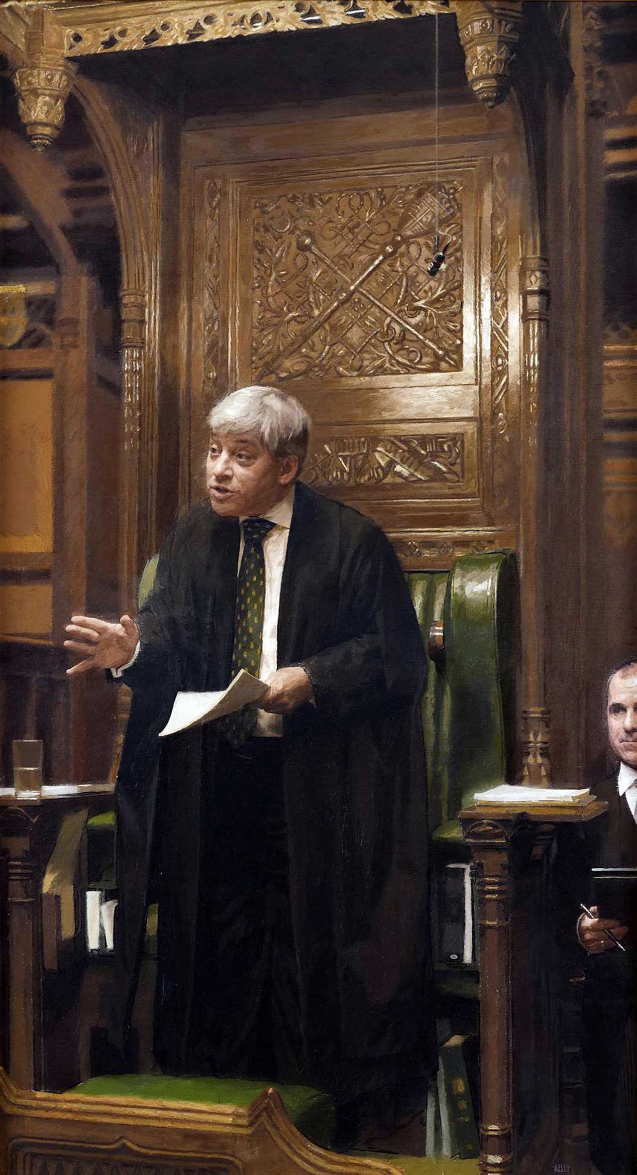 John Bercow had aide REMOVED from official portrait as he’s branded a ‘psycho’ by Commons staff