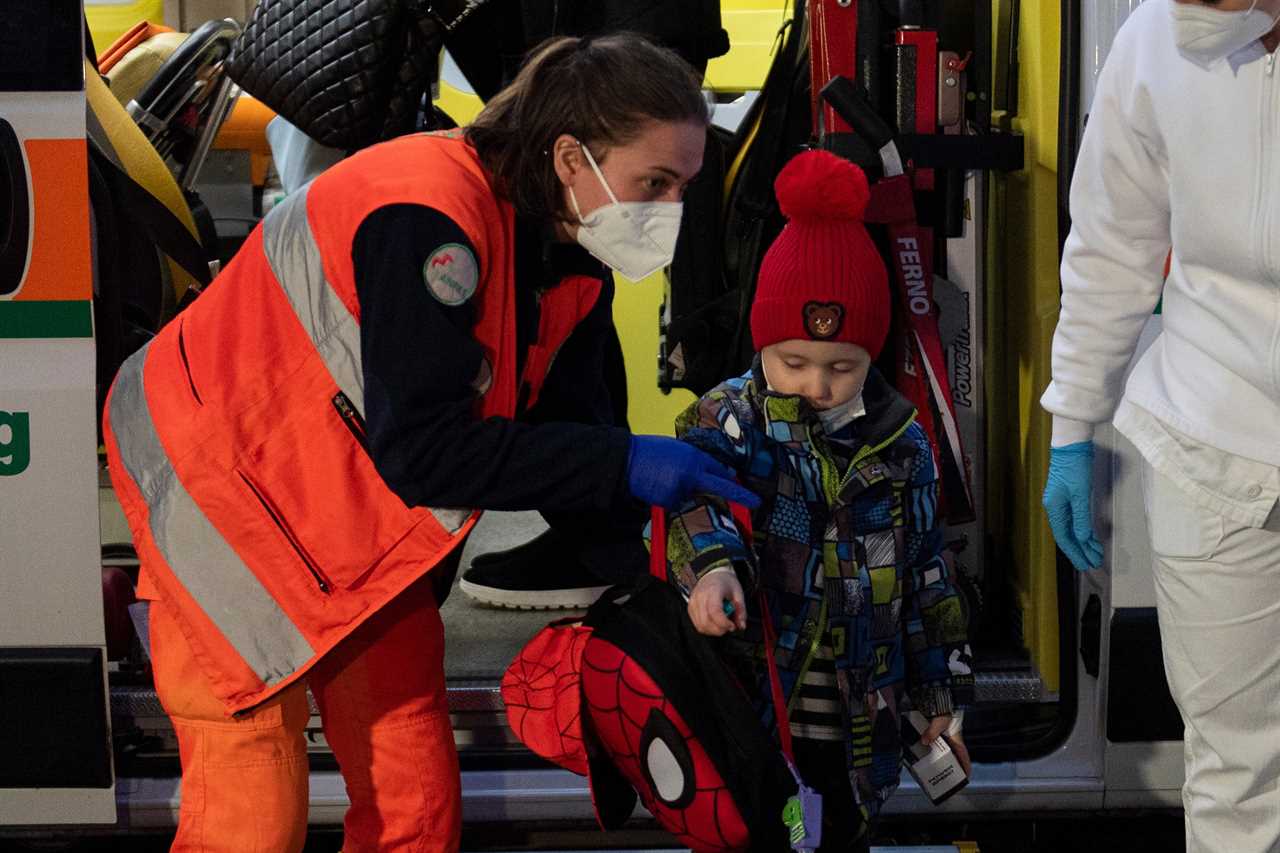 NHS doctors reveal tears of relief over warzone rescue as Ukrainian refugee kids begin cancer care