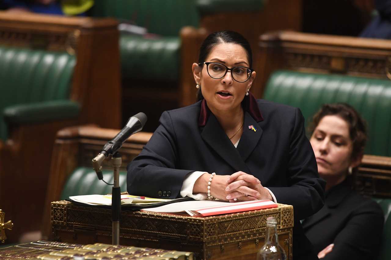 Supporters of Priti Patel say MPs who block her plans to crack down on Channel crossings are ‘on the side of criminals’