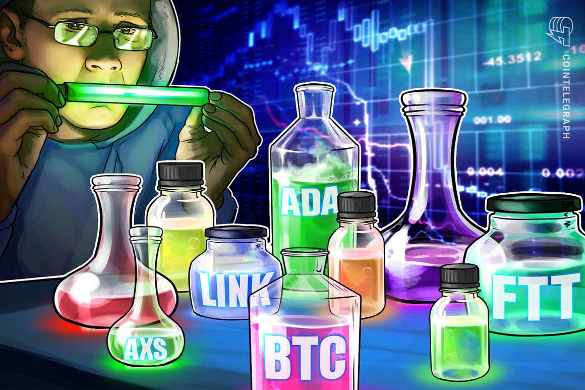 Top 5 cryptocurrencies to watch this week: BTC, ADA, AXS, LINK, FTT